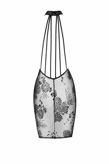 Сукня Noir Handmade F240 Midi tulle dress with velvet straps, XXL