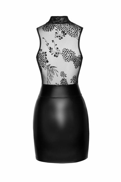 Сукня Noir Handmade F241 Short dress with powerwetlook skirt and tulle top, L