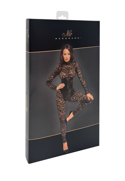 Комбінезон Noir Handmade F299 Enigma lace catsuit with underbust bodice - S