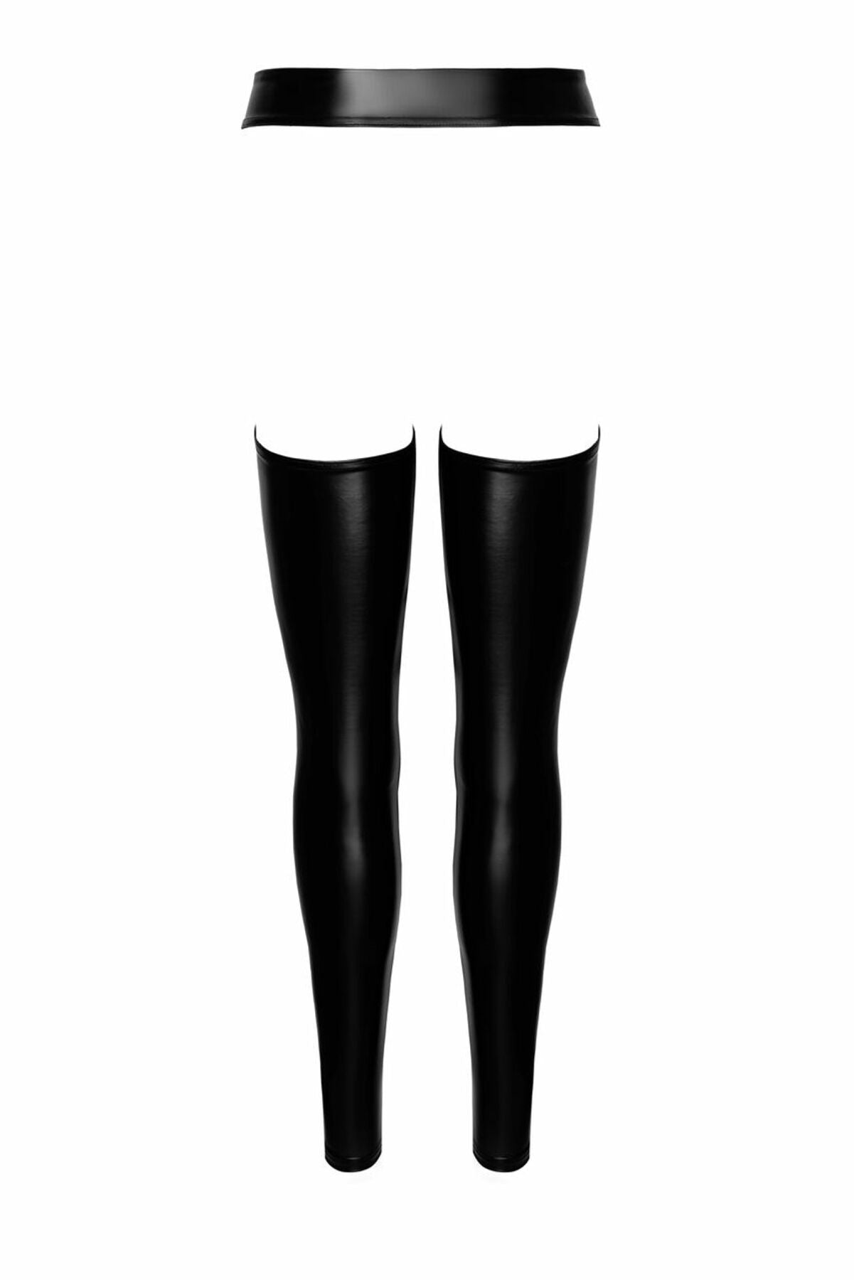 Легінси з відкритими стегнами Noir Handmade F323 Rebel wetlook chaps - XL