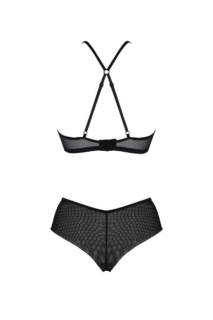 Комплект Passion KERRIA BIKINI black, L/XL, бралет і трусики-бікіні