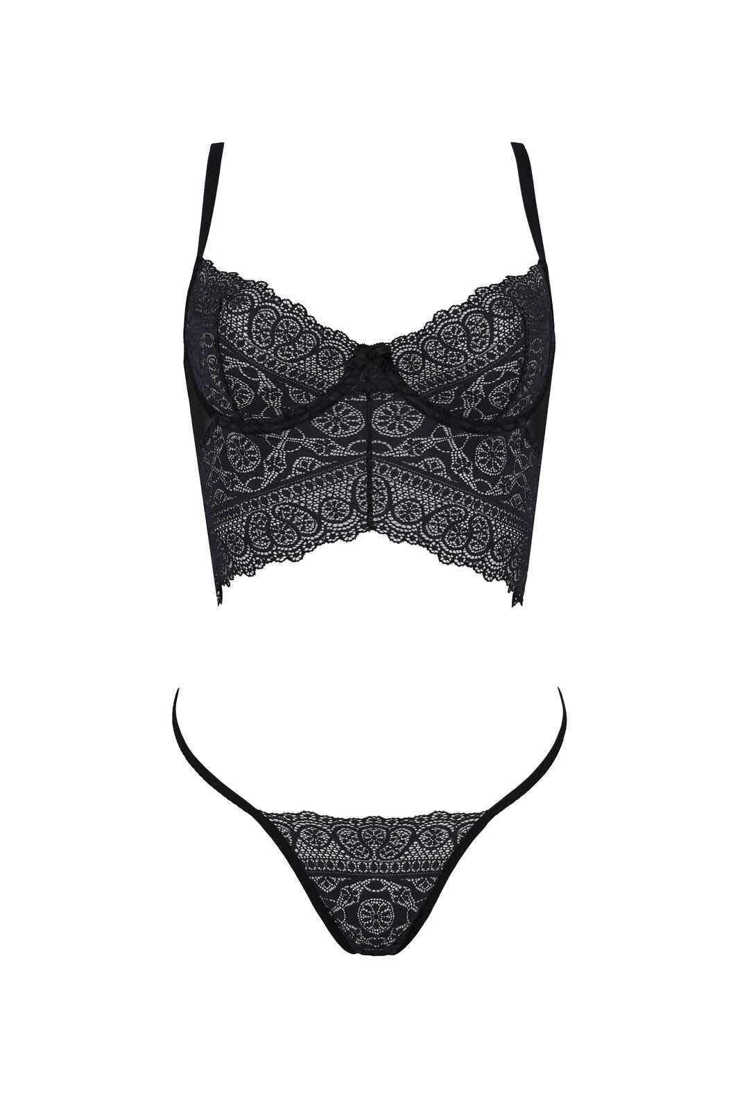 Комплект Passion KERRIA SET black S/M - ECO Passion