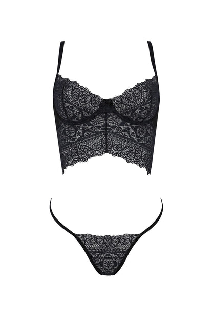 Комплект Passion KERRIA SET black S/M - ECO Passion