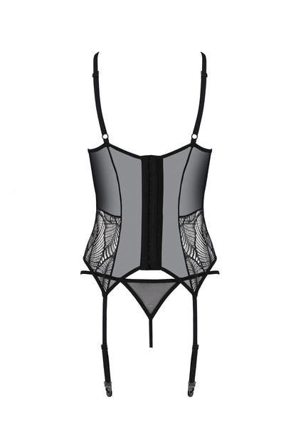 Корсет Passion LEAFA CORSET black L/XL - ECO Passion