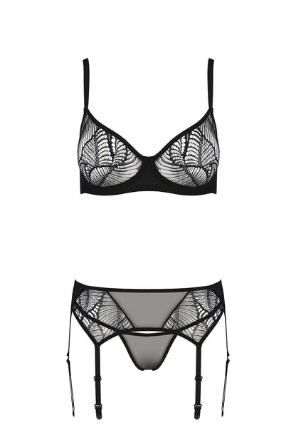 Комплект Passion LEAFA SET black S/M - ECO Passion