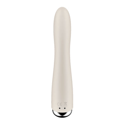 Вібратор точки G з обертанням Satisfyer Spinning Vibe 1 Beige, 2 мотори