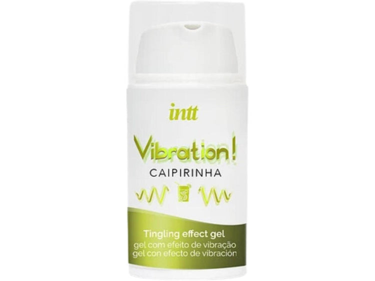 Рідкий вібратор Intt Vibration Caipirinha  (15 мл), густий гель, дуже смачний, діє до 30 хвилин