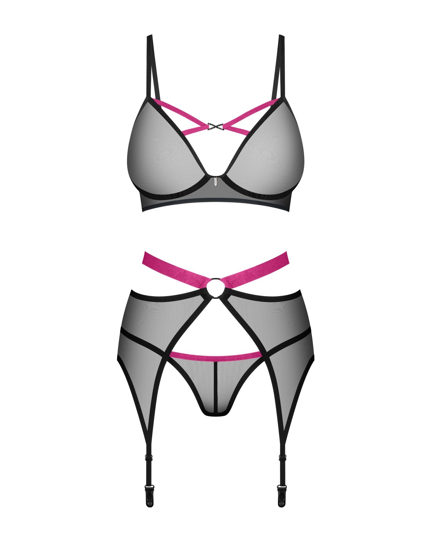 Комплект Obsessive Novenes 3-pcs set XS/S