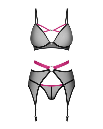 Комплект Obsessive Novenes 3-pcs set M/L
