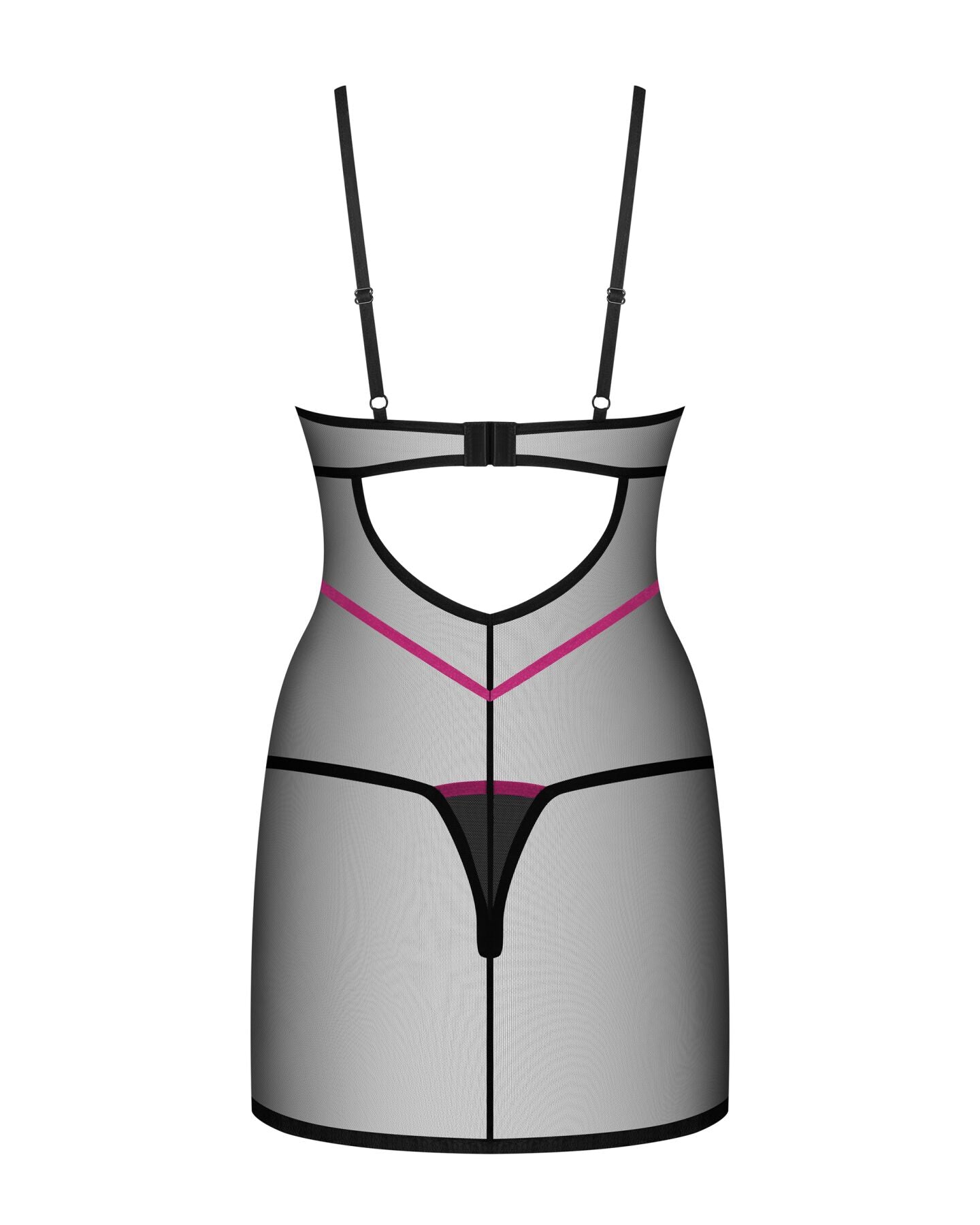Пеньюар Obsessive Novenes chemise & thong M/L
