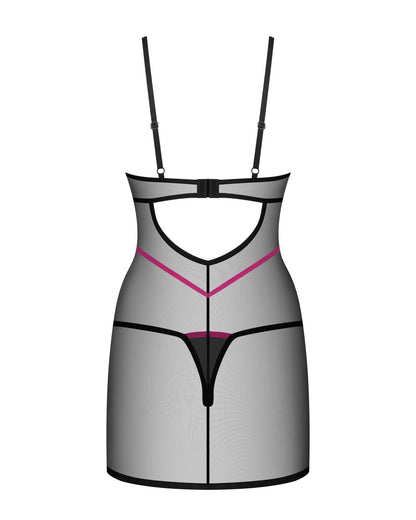 Пеньюар Obsessive Novenes chemise & thong M/L