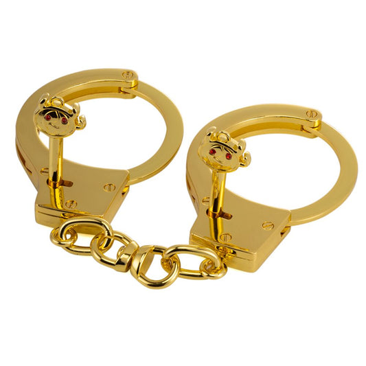 Наручники LOCKINK Pretty-sub Handcuffs золотисті, металеві, можна відкрити без ключа