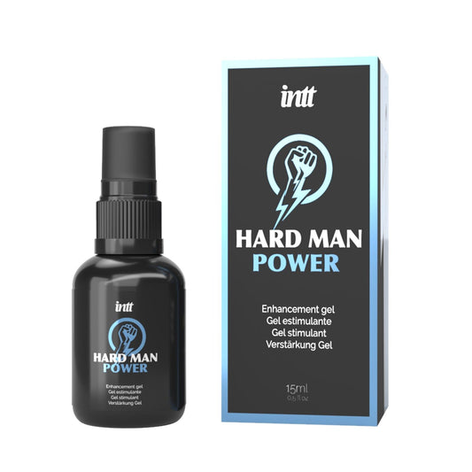 Стимулювальний гель для ерекції Intt Hard Man Power (15 мл), екстракт гінгко білоба, таурин