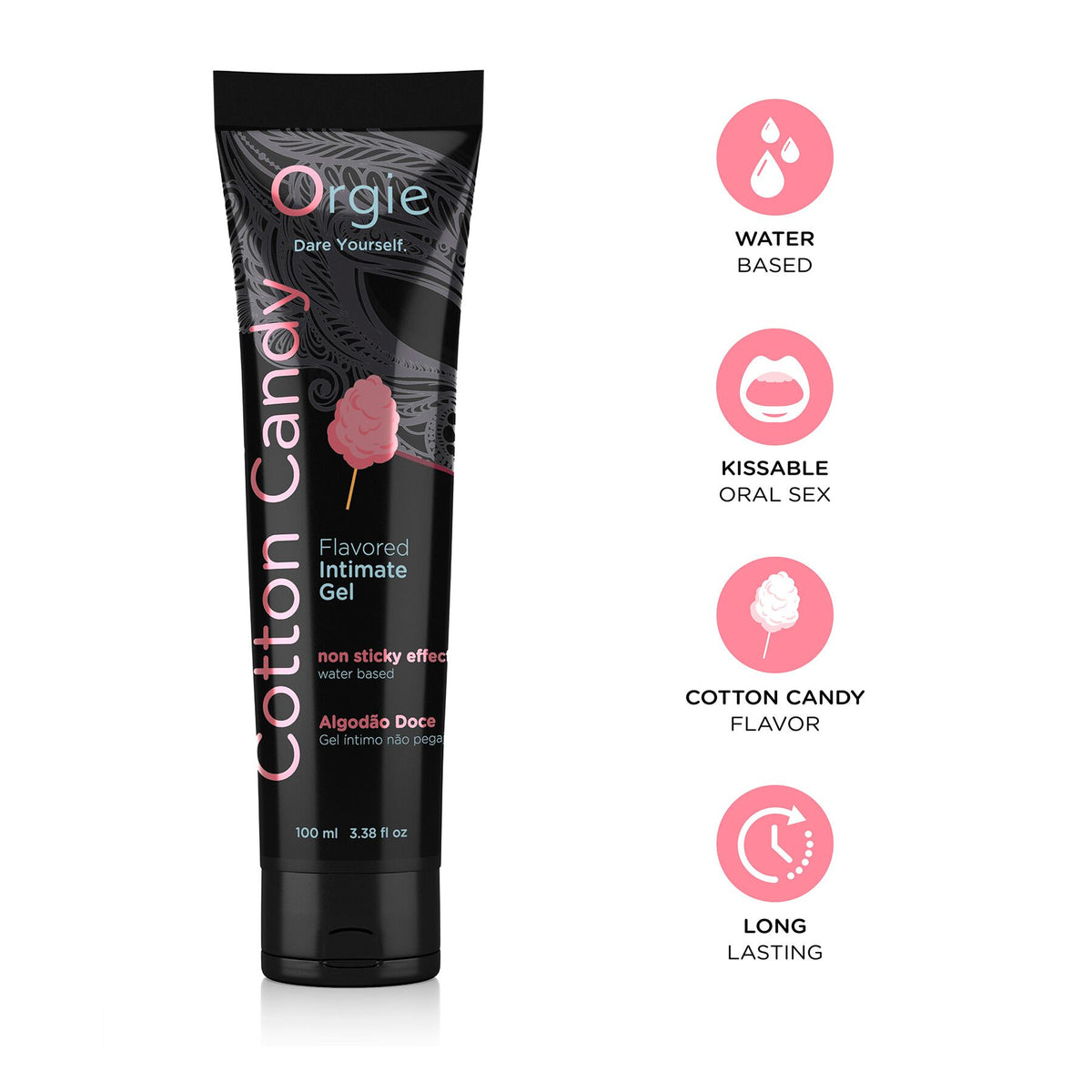 Лубрикант на водній основі Orgie Lube Tube Cotton Candy, 100 мл