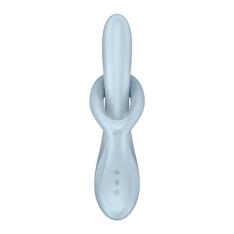 Вібратор з ротацією Satisfyer Heat Flex 4 Grey, підігрів до 39°C