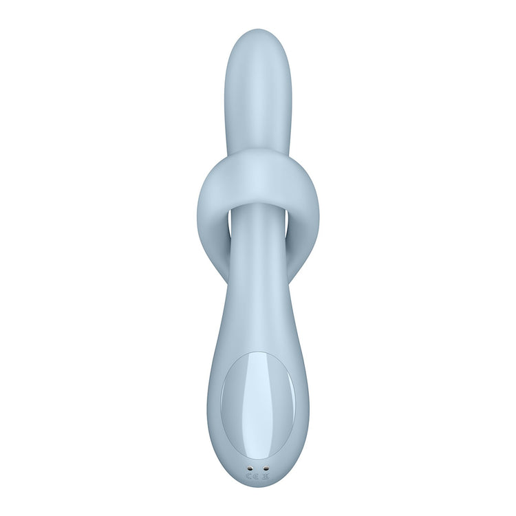 Вібратор з ротацією Satisfyer Heat Flex 4 Grey, підігрів до 39°C