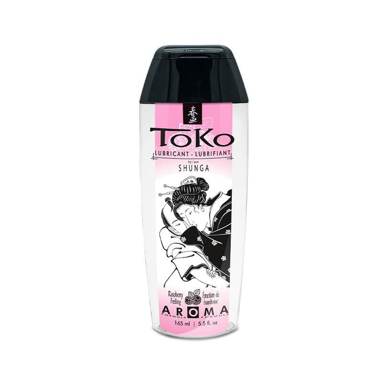 Лубрикант на водній основі Shunga Toko AROMA – Raspberry (165 мл), не містить цукру