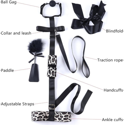 БДСМ-набір LOCKINK YEAHWOW Armbinder Restraint Set Black
