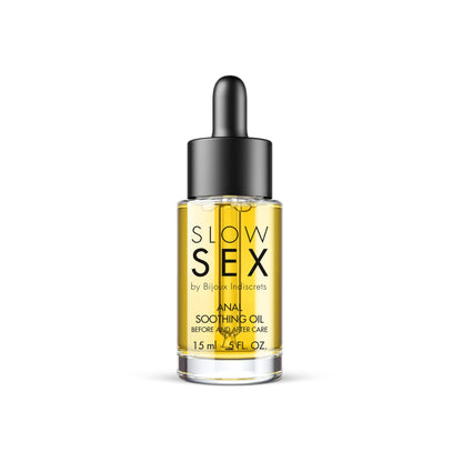 Заспокійлива олія для анального сексу Bijoux Indiscrets Slow Sex Anal Soothing Oil Before & After 15 мл
