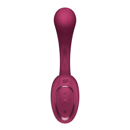 Вагінально-кліторальний вібратор Satisfyer G for Goddess 2 Wine Red, 2 мотори