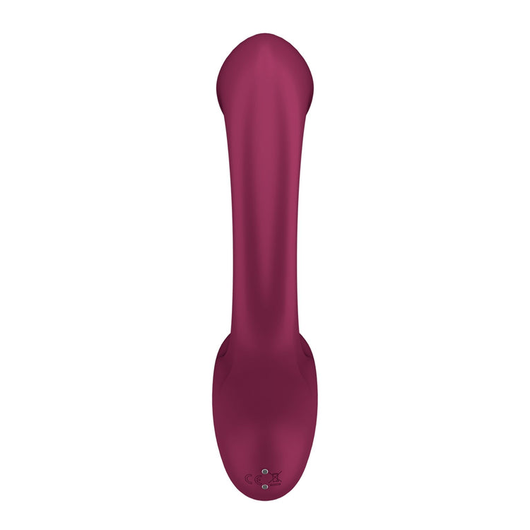 Вагінально-кліторальний вібратор Satisfyer G for Goddess 2 Wine Red, 2 мотори