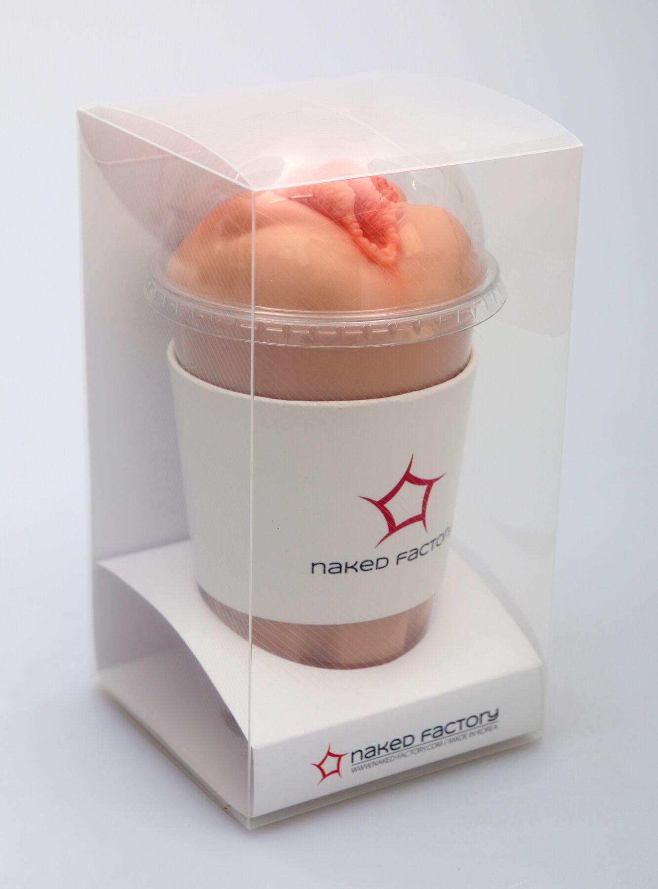 Мастурбатор-вагіна Naked Factory Cup Sleeve V–3, наскрізний