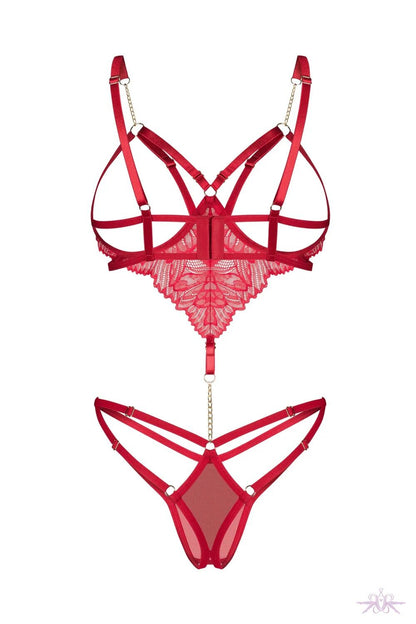 Боді Obsessive Matildea crotchless teddy S/M