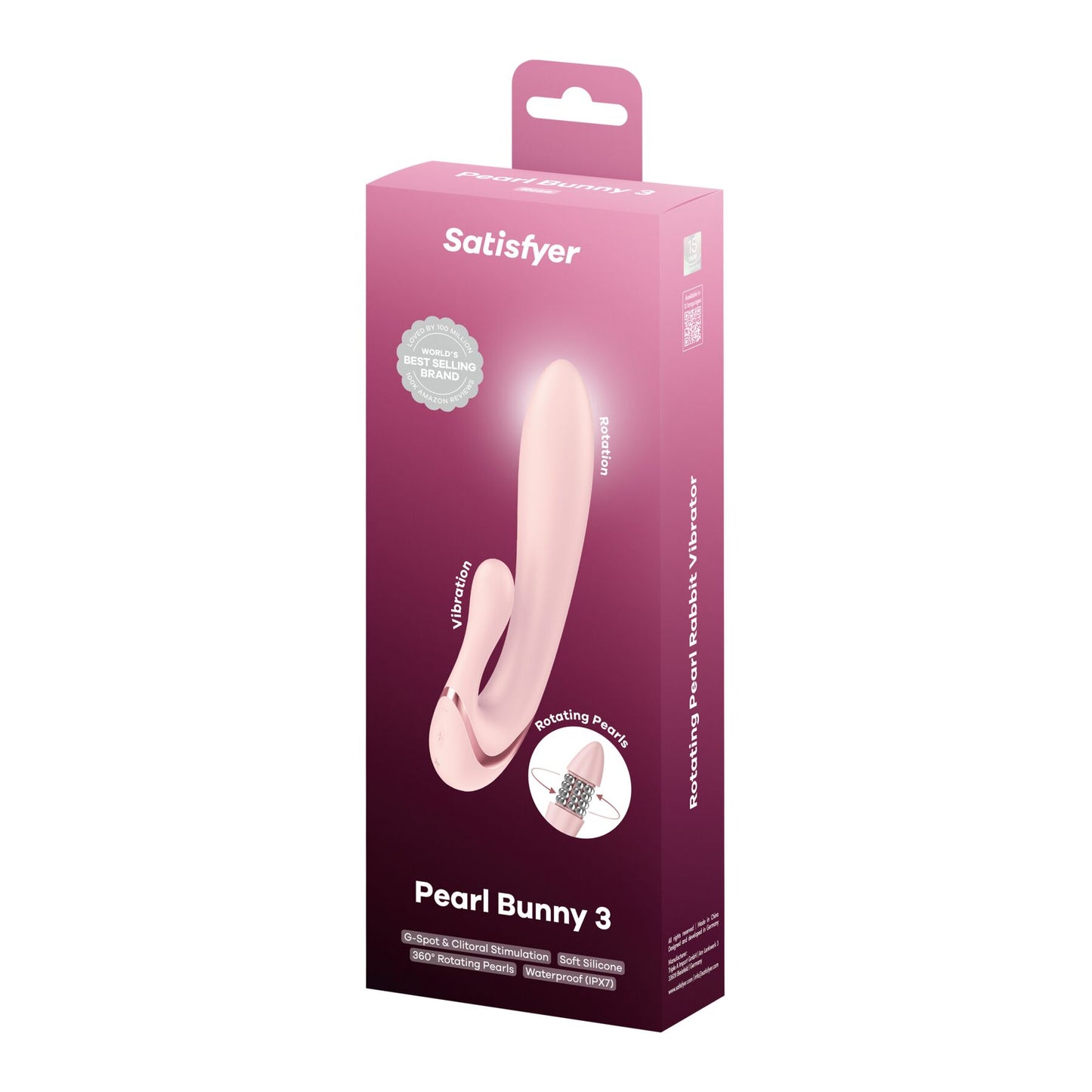 Вібратор-кролик Satisfyer Pearl Bunny 3