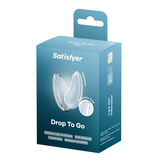 Вібратор Satisfyer Drop To Go Blue