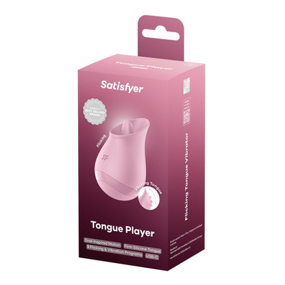 Вібростимулятор для клітора Satisfyer Tongue Player з язичком