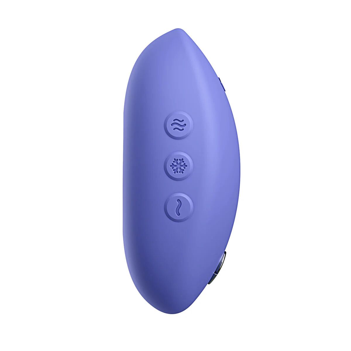 Кліторальний вібратор з підігрівом та охолодженням We-Vibe Temp Lavender Blue блакитний