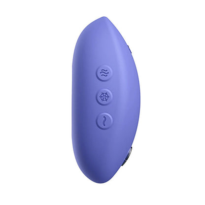 Кліторальний вібратор з підігрівом та охолодженням We-Vibe Temp Lavender Blue блакитний