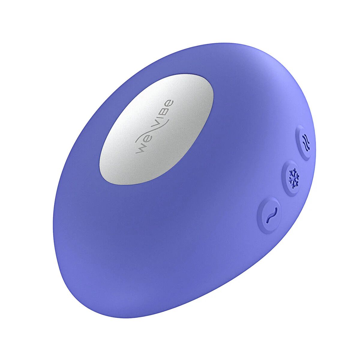 Кліторальний вібратор з підігрівом та охолодженням We-Vibe Temp Lavender Blue блакитний