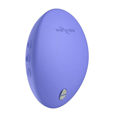 Кліторальний вібратор з підігрівом та охолодженням We-Vibe Temp Lavender Blue блакитний
