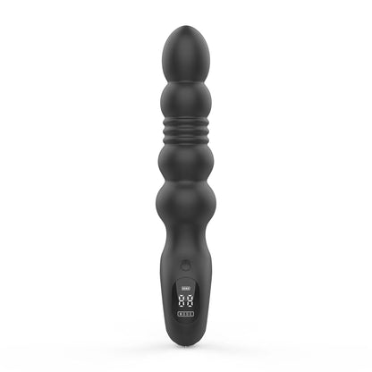 Анальний вібратор з пульсацією Loviss Thor Thrusting Anal Plug, 2 мотори