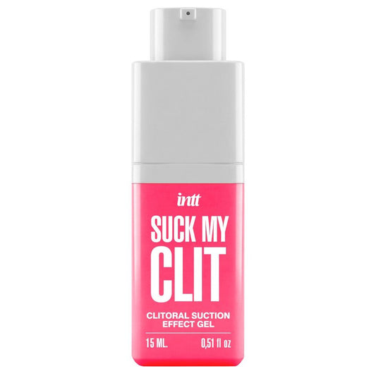Смоктайзер для клітора Intt Suck My Clit Wild Strawberry (15 мл), полуниця, гель з ефектом посмоктування