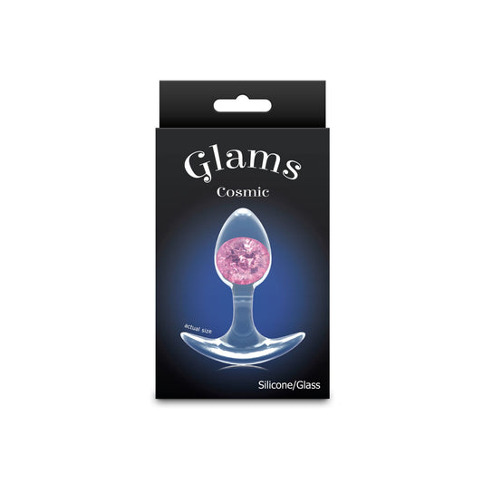 Анальна пробка NS Novelties Cosmic Glams - Small - Pink