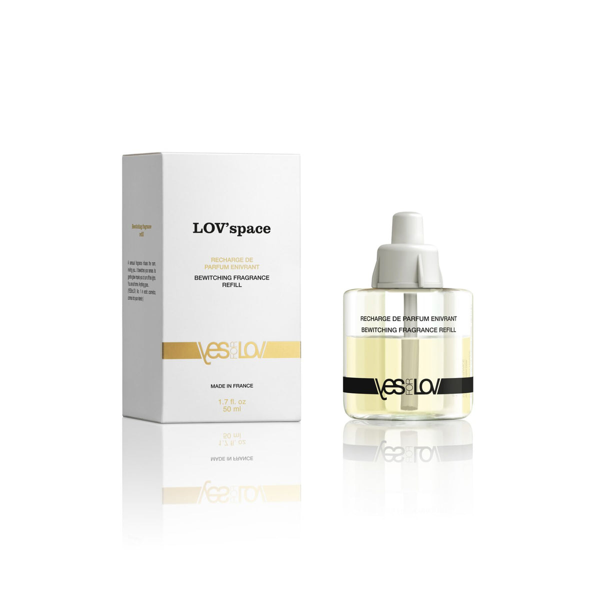 Ароматичний дифузор YESforLOV LOV'space + рефіл Bewitching Fragrance Refill, спокусливий аромат