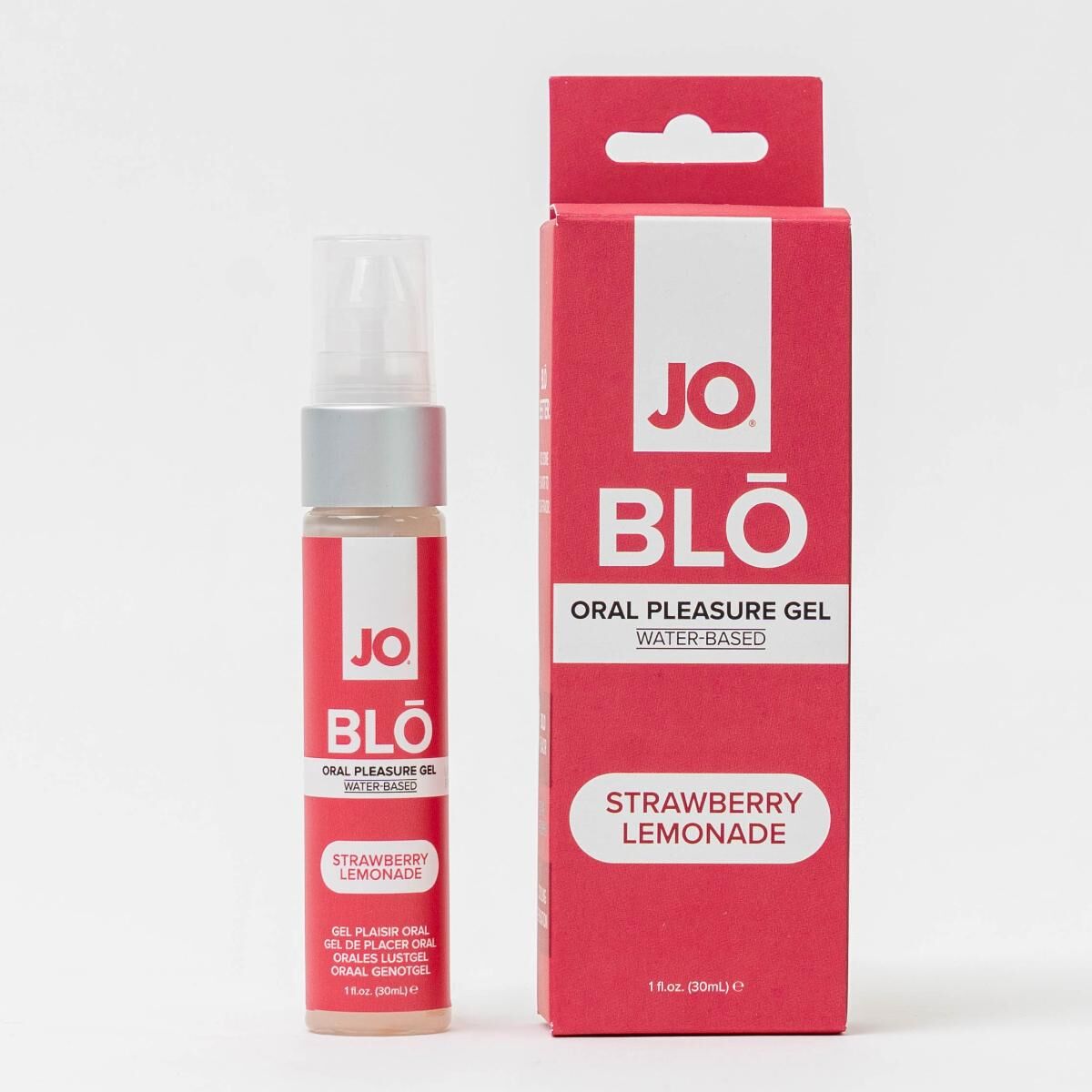 Гель для орального сексу JO BLO Strawberry Lemonade зі смаком полуничного лимонаду 30 мл