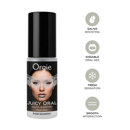 Оральний спрей Orgie – Juicy Oral для посилення слиновиділення 15 мл