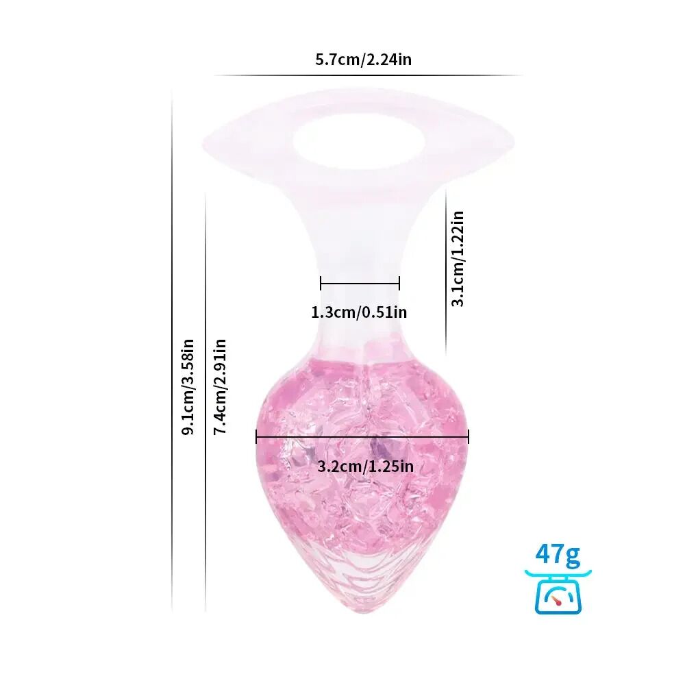 Анальна пробка NS Novelties Cosmic Glams - Small - Pink