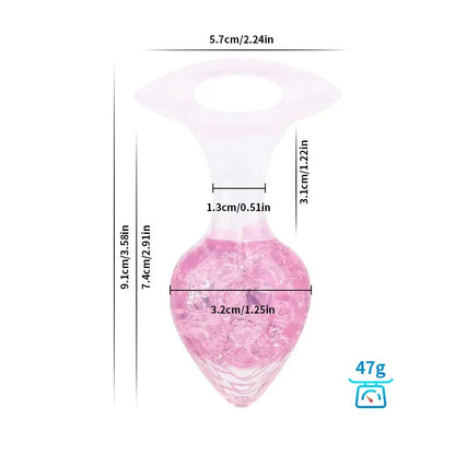 Анальна пробка NS Novelties Cosmic Glams - Small - Pink