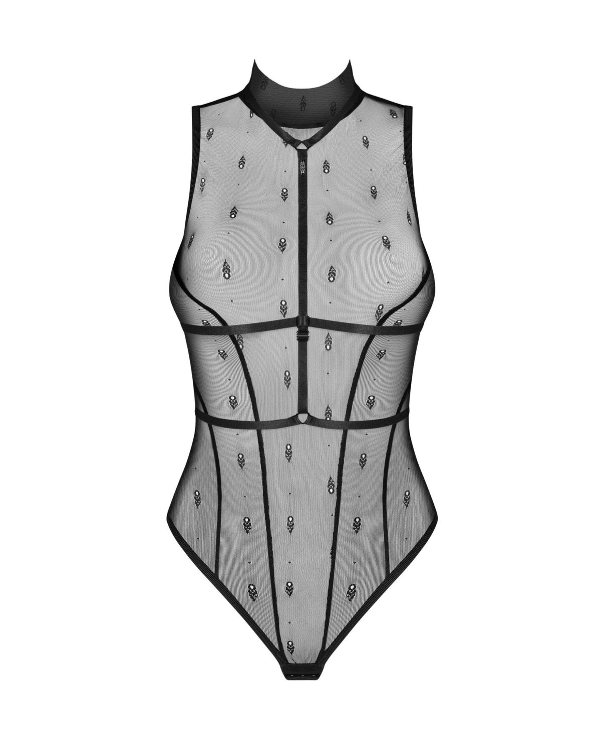 Боді Obsessive Anniverse Special teddy & harness S/M