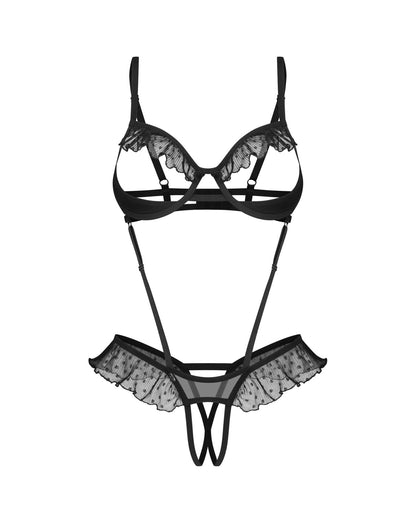 Боді Obsessive Carrola crotchless teddy S/M