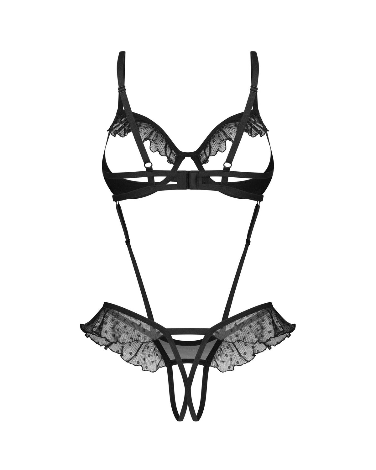 Боді Obsessive Carrola crotchless teddy S/M
