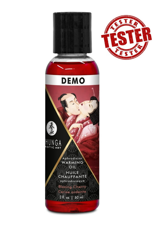 TESTER Масажне масло-афродизіак, Палаюча вишня, 60 мл