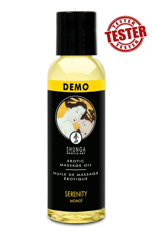 TESTER/Масажне масло Shunga Serenity Monoi з ароматом троянди, 60 мл