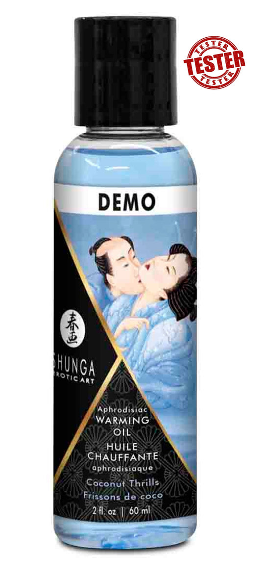 TESTER Зігріваюча масажна олія-афродизіак Coconut Thrills 60 мл