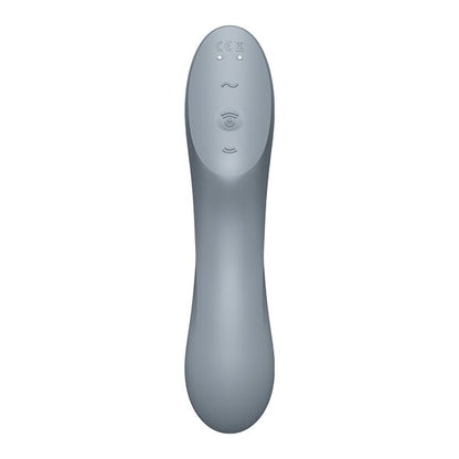 Вакуумний стимулятор з вібрацією Satisfyer Curvy Trinity 3 BlueGrey
