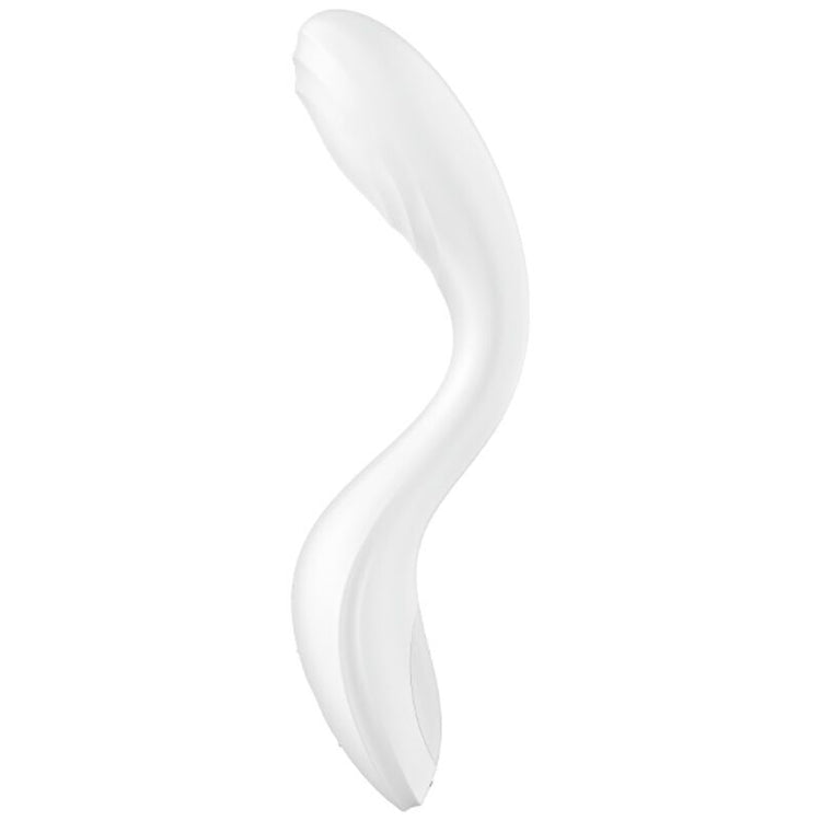 Вібратор із перлинною стимуляцією точки G Satisfyer Rrrolling Pleasure White